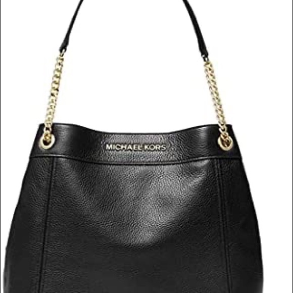 Michael Kors Large Jet Set Item Chain Shoulder Tote (Black) 35T9GTTE7L - Picture 6 of 6